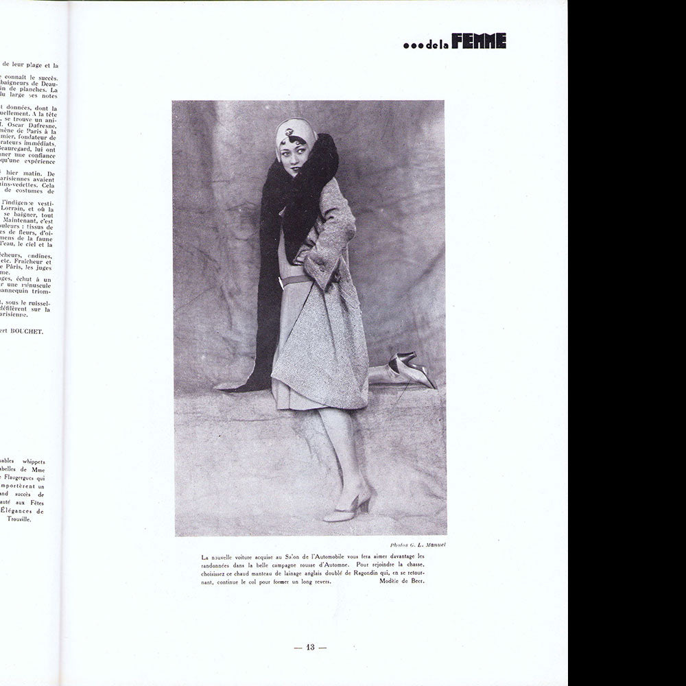 Parures, revues des Industries de la Mode, n°27, 15 septembre 1928