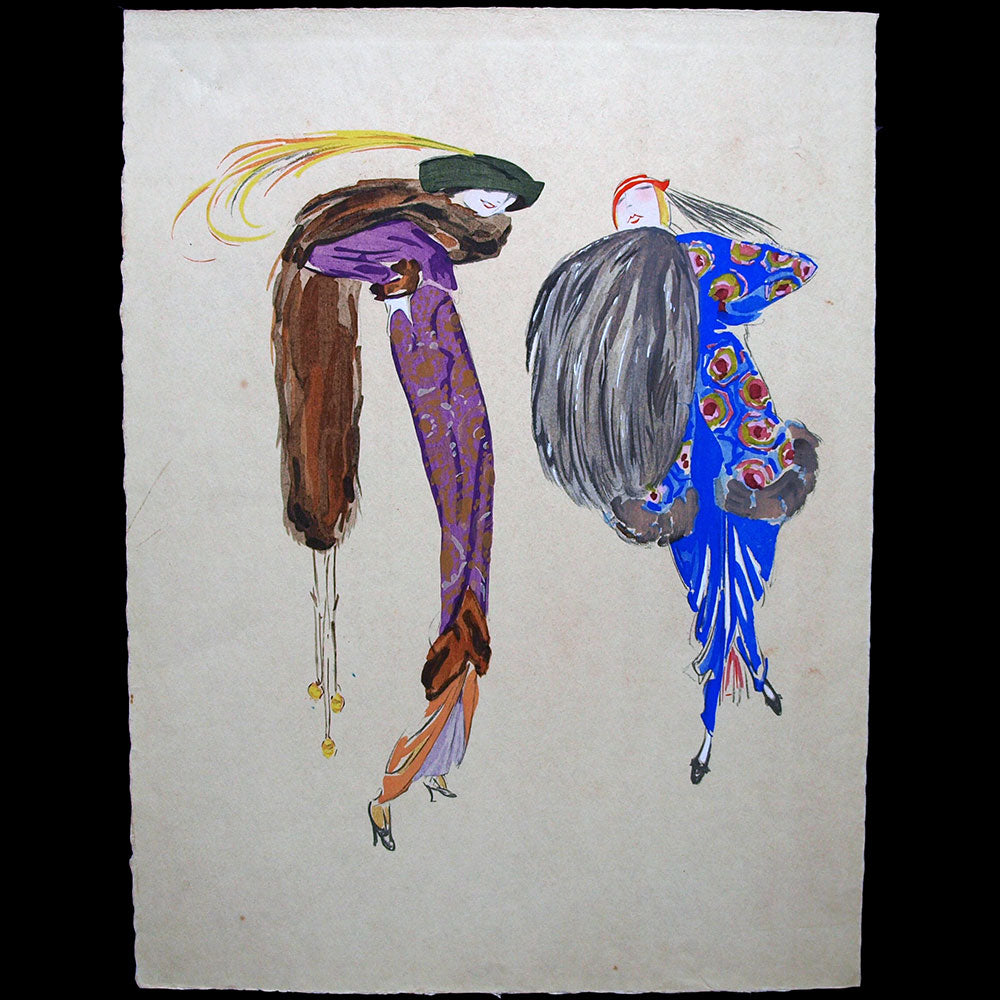 Enrico Sacchetti - Robes et Femmes (1913)