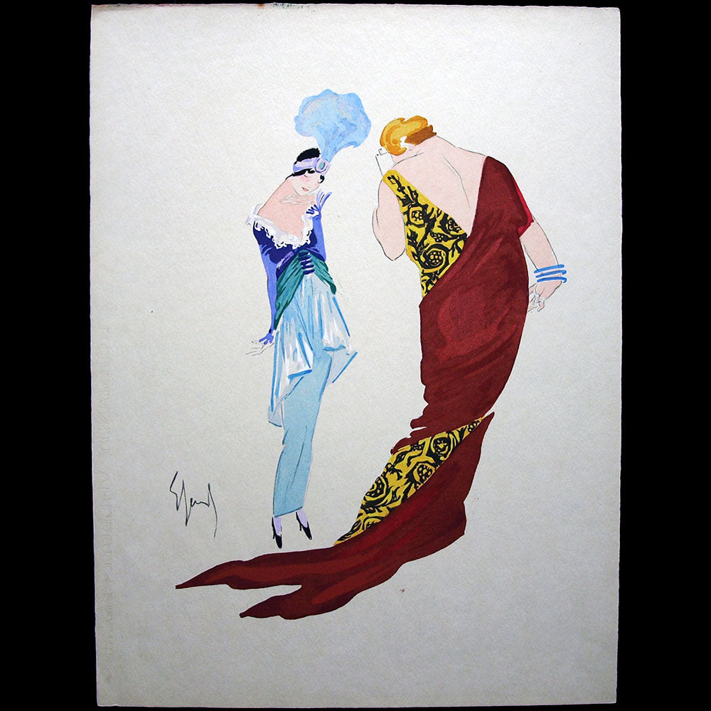 Enrico Sacchetti - Robes et Femmes (1913)