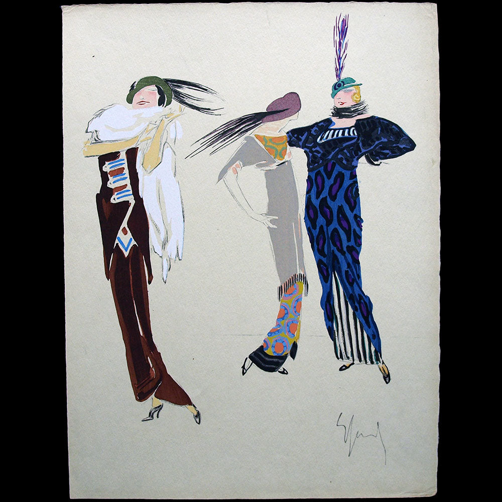 Enrico Sacchetti - Robes et Femmes (1913)