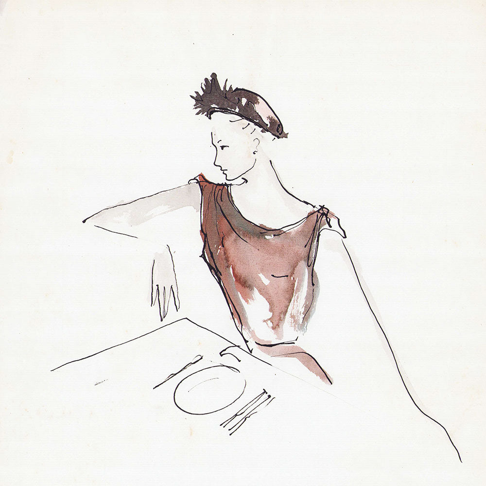 Serge Matta - Robe de dîner pour Schiaparelli (1950-1954)