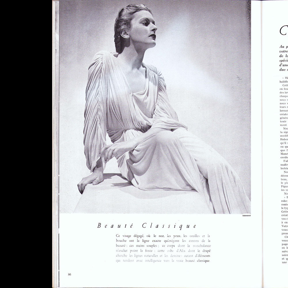 Votre Beauté, Décembre 1936