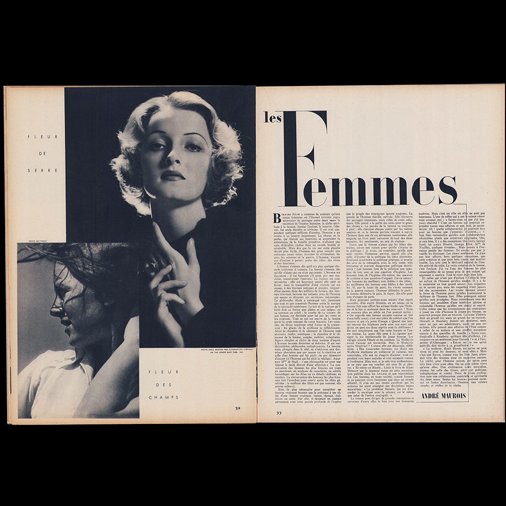 Vu, Femmes (9 décembre 1933)