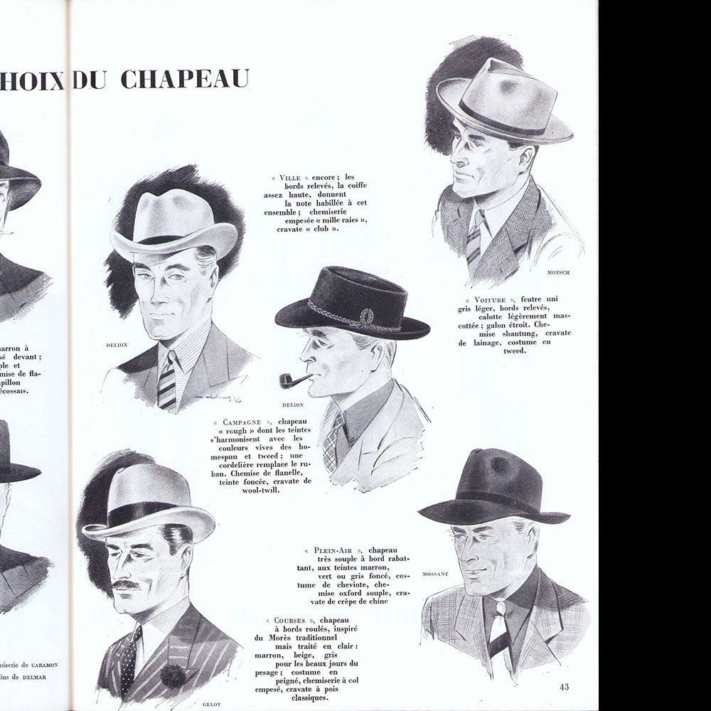 Adam, la revue de l'homme (avril-mai 1946), couverture de René Gruau