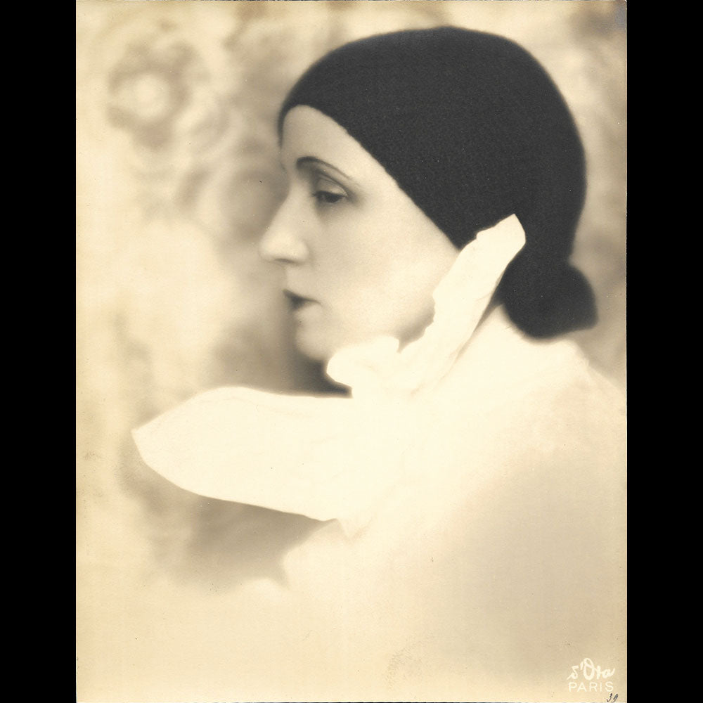 Agnès Rittener - Portrait de la modiste tirage de D'Ora (circa 1931)