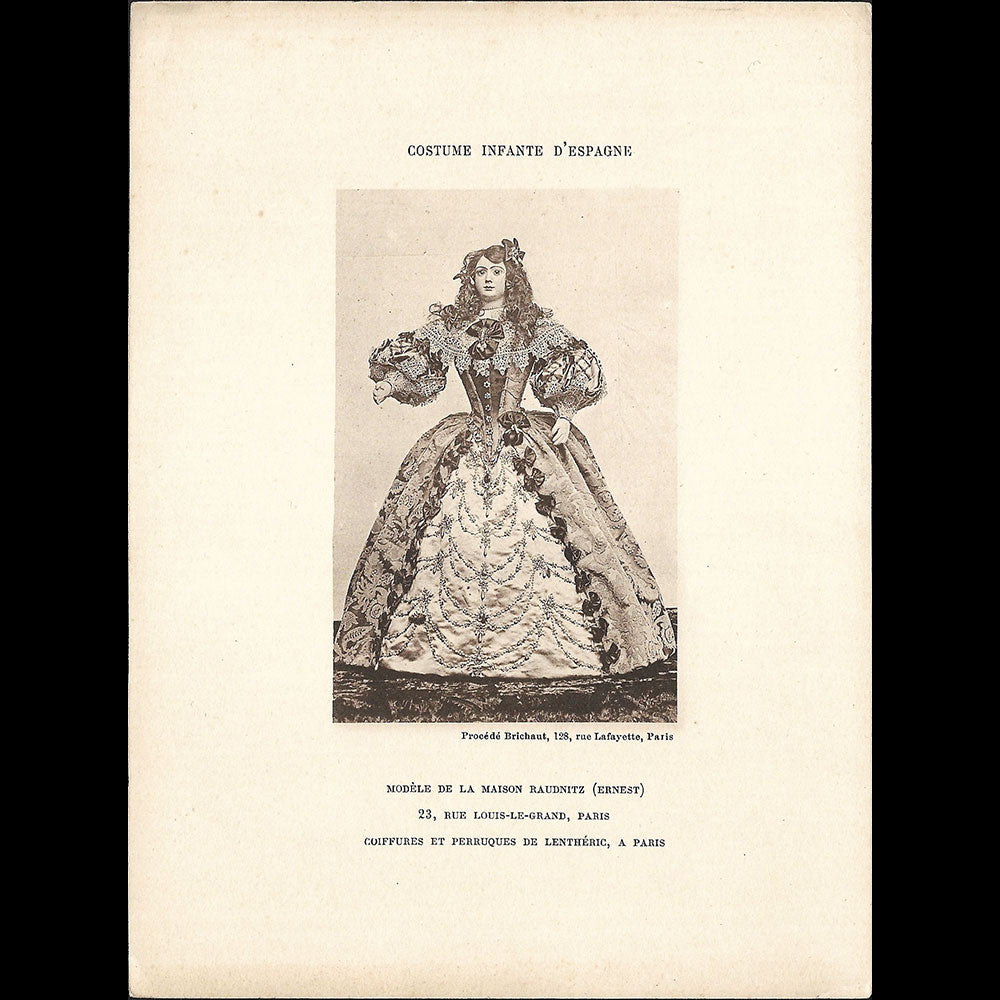 Costumes anciens exécutés par les grands couturiers de Paris (1895)