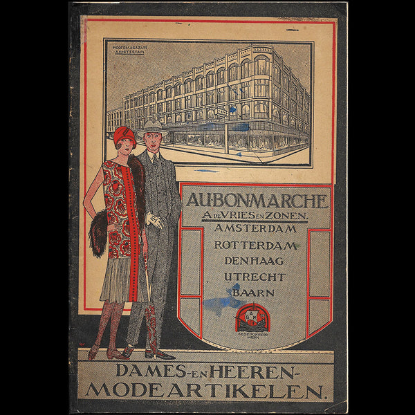 Au Bon Marché - Dames en Heeren Mode Artikelen, catalogue d'Amsterdam (1920s)