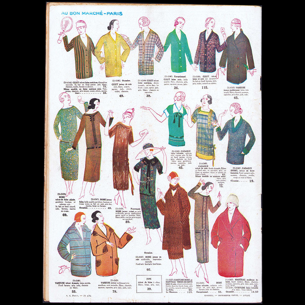 Au Bon Marché - Catalogue de l'été 1925