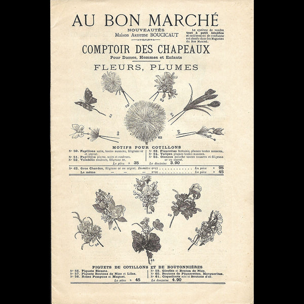 Au Bon Marché - Comptoir des Chapeaux (1890s-1900s)