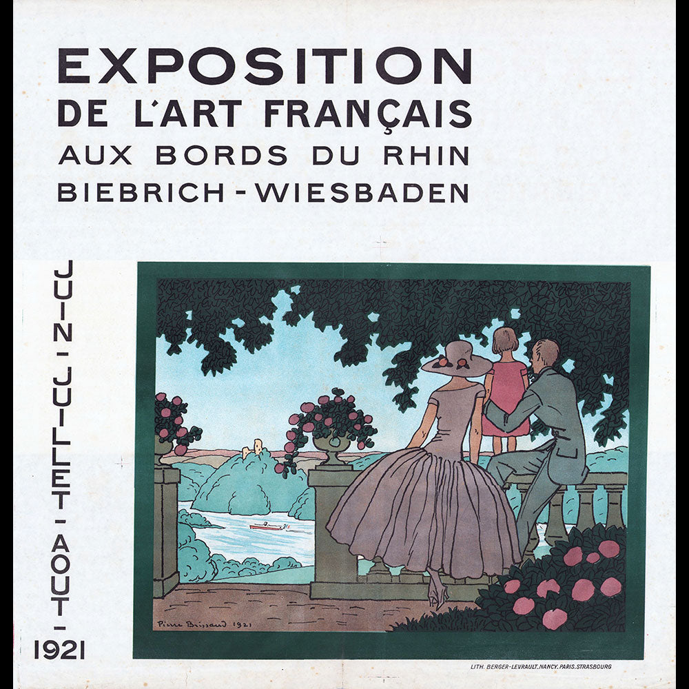 Pierre Brissaud - Exposition de l'Art Français aux bords du Rhin Biebrich - Wiesbaden (1921)