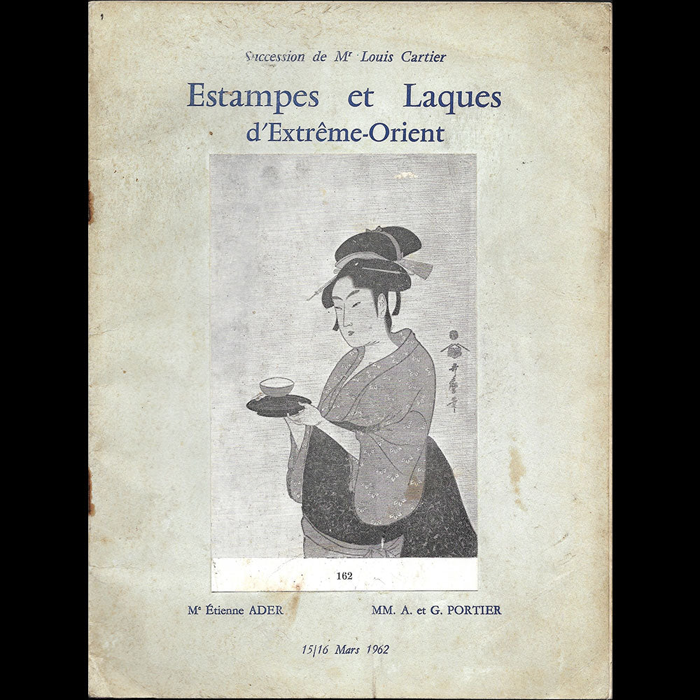Estampes et Laques d'Extrême Orient - Catalogue de vente de la succession de Mr Louis Cartier (1962)