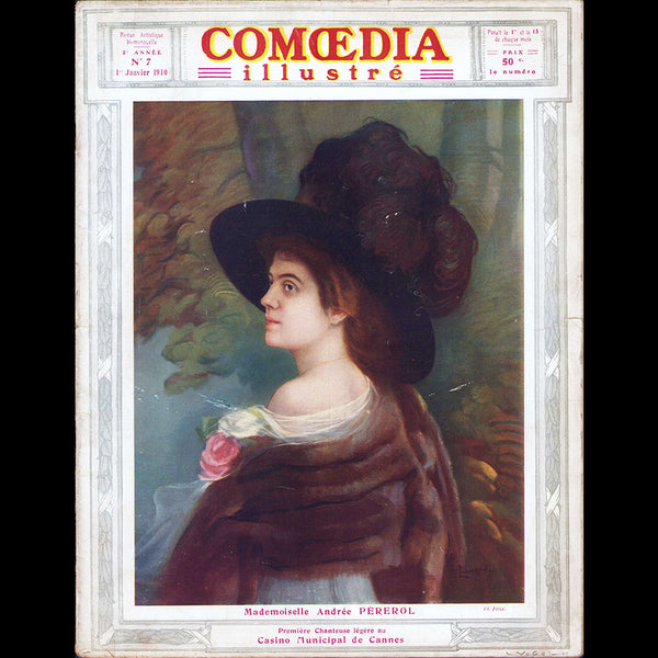 Comoedia illustré (1er janvier 1910), couverture de Léonardi