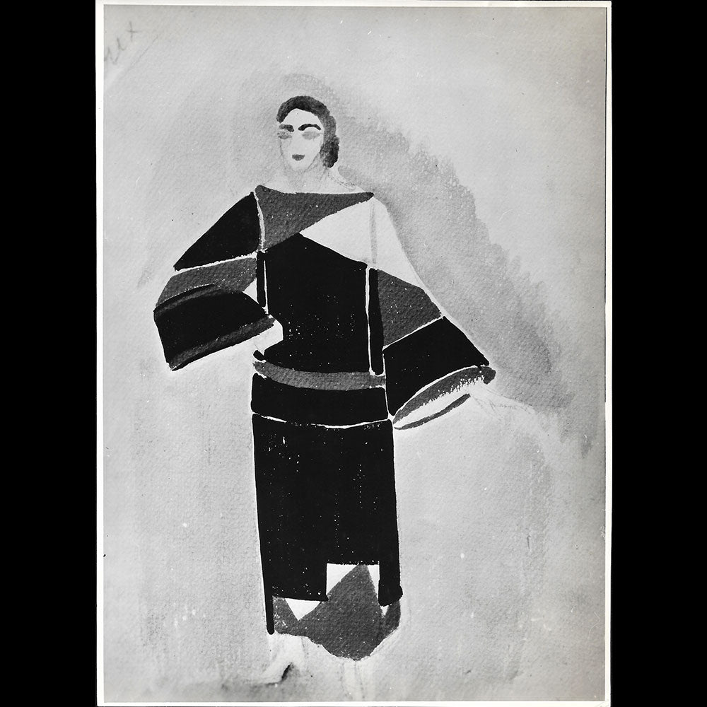 Sonia Delaunay - Dessin d'une robe (1922)