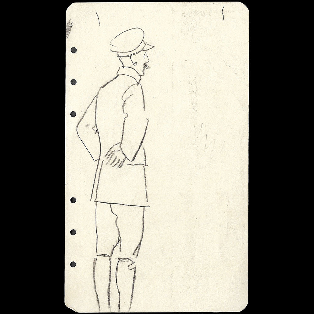 Le Chauffeur, dessin d'Eric (1930-1940s)