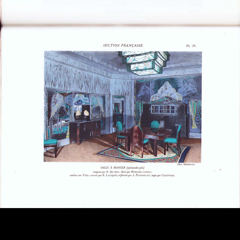 Exposition des Arts Décoratifs Paris 1925 - Rapport Général, Mobilier