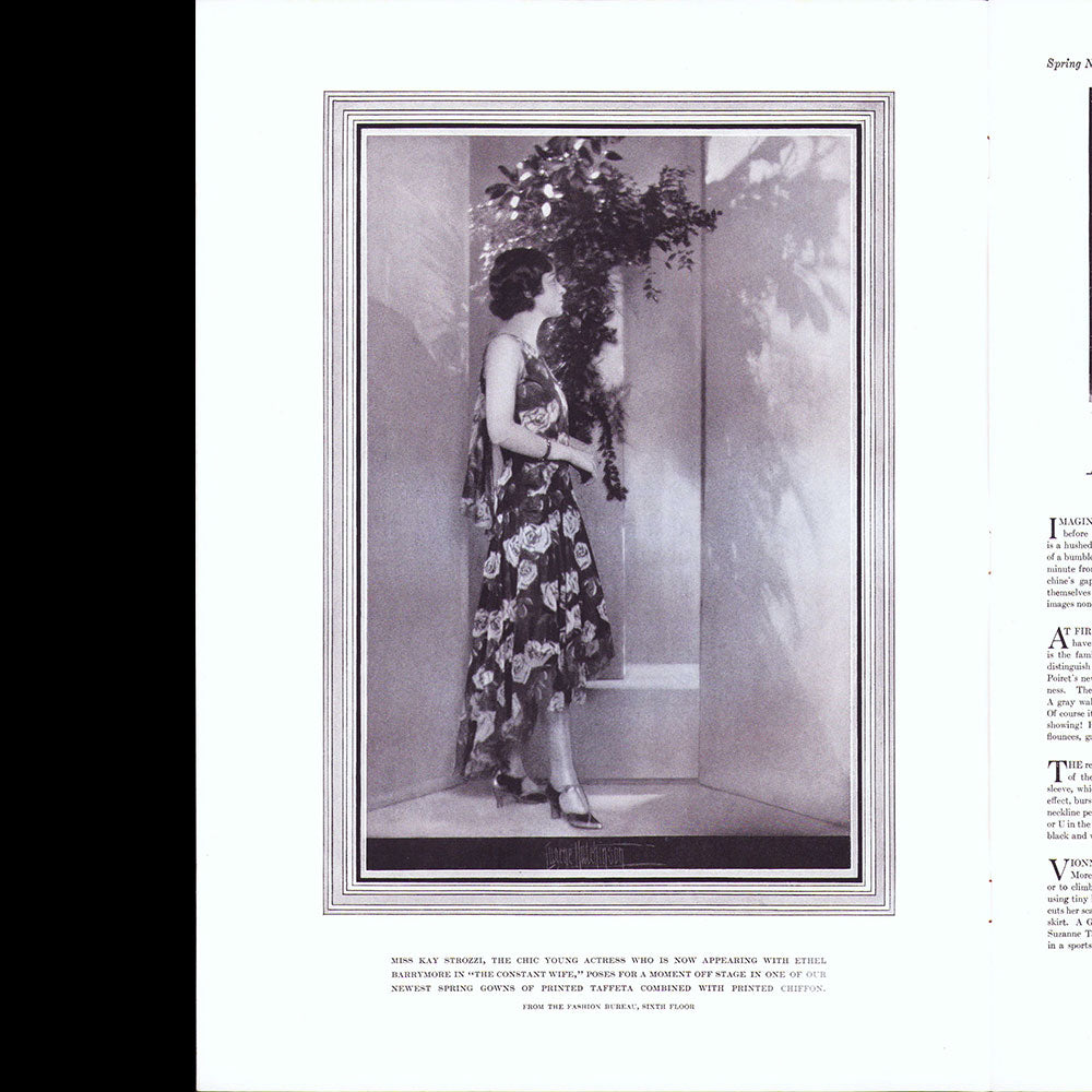 Marshall Field & Company - Fashions of the Hour, Spring 1928