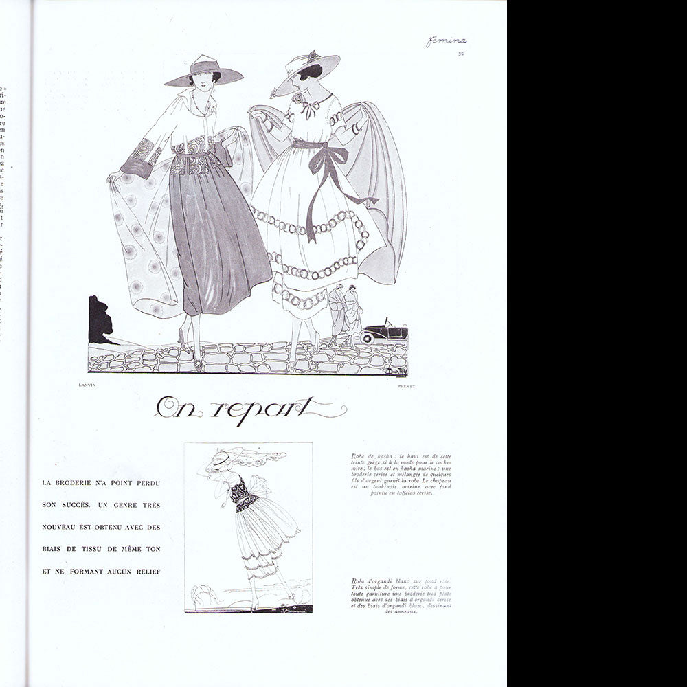 Fémina (août 1920), couverture de Bénito