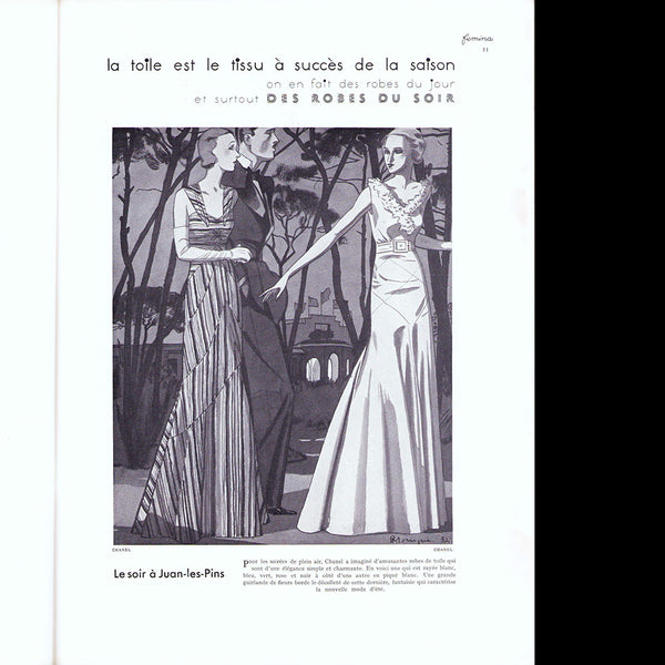 Fémina (juin 1932), couverture de Pierre Mourgue