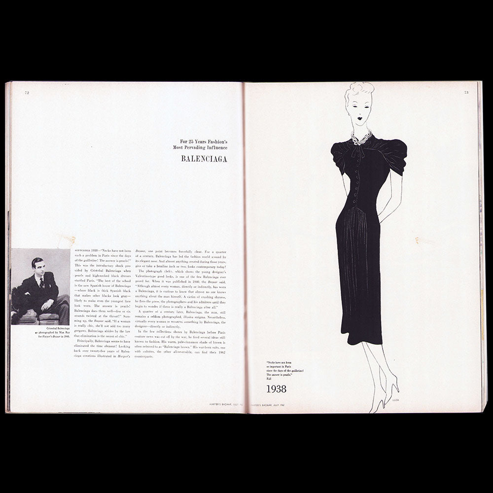 Harper's Bazaar (1962, juillet), couverture de Kublin
