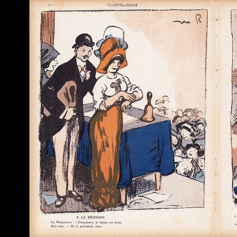 L'Assiette au Beurre, Les Midinettes Révolutionnaires par Radiguet (17 septembre 1915)
