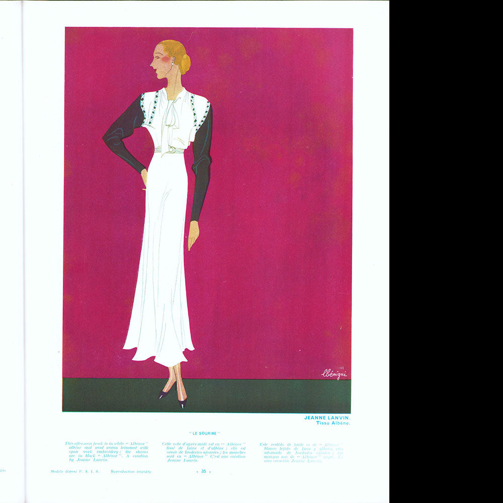 L'Officiel de la mode et de la couture de Paris - octobre 1933