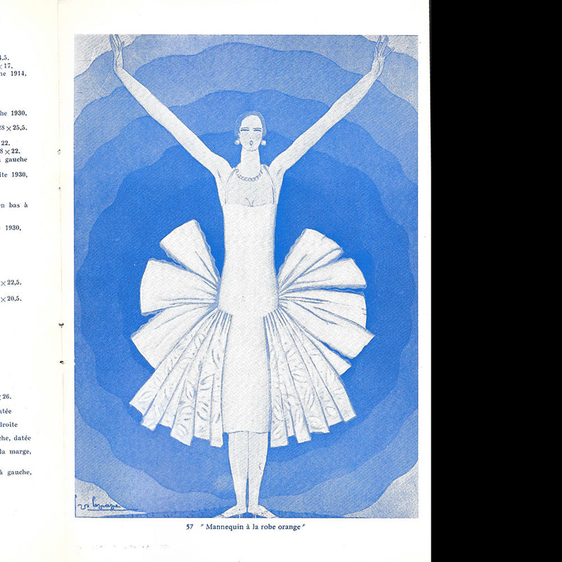 L'Art et la Mode : Georges Lepape 1882-1971, catalogue de vente de l'étude Robert (1971)