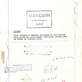 Lucile Manguin - Robe Lilium, tirage d'Adrion (1951)