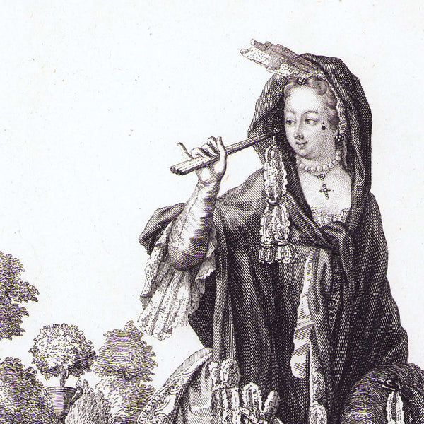 Mariette - Dame de qualité en écharpe (circa 1690-1710)