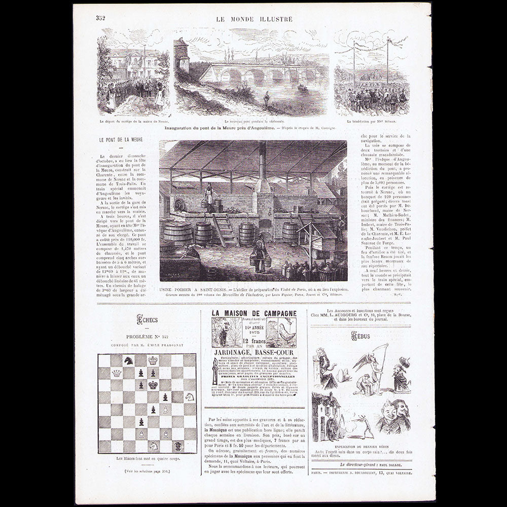 Le Monde Illustré - Union Centrale des Beaux Arts, Musée Historique du Costume (28 novembre 1874)