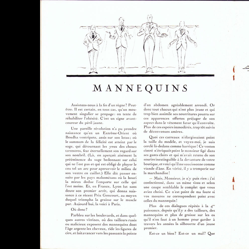 Monsieur, Revue des élégances, n43 (1923, juillet)