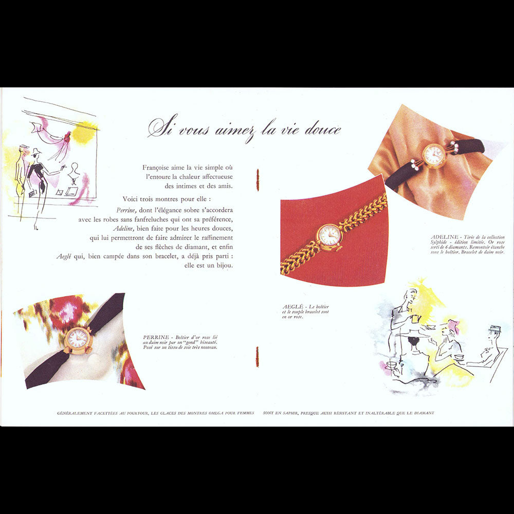 Omega - A l'Heure de Paris, catalogue illustré par Farago (1959)