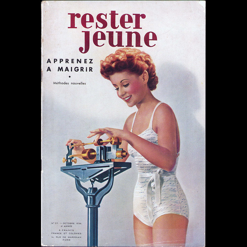 Rester Jeune, Octobre 1936, couverture de Dora Maar