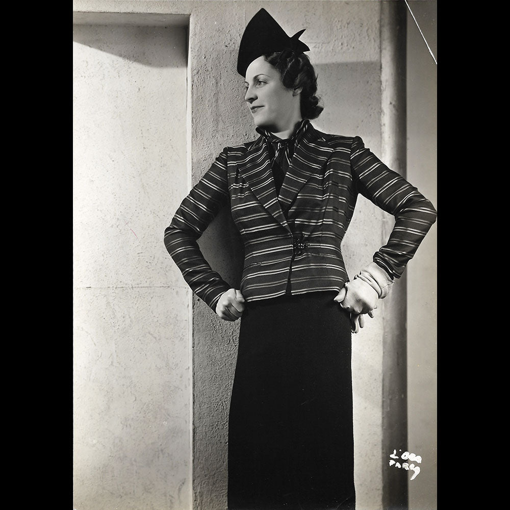 Marcel Rochas - Robe du soir, tirage de D'Ora (circa 1936)