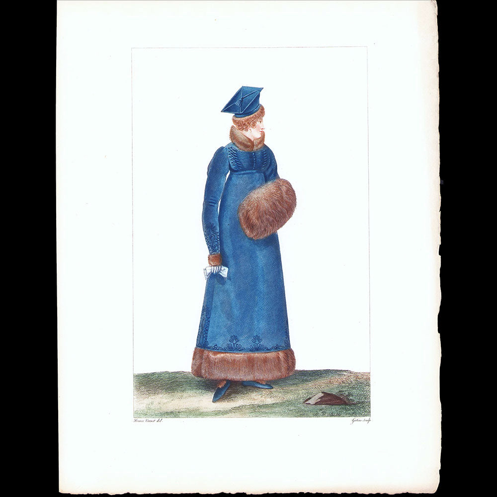 Documents pour l'Histoire du Costume de Louis XV à Louis XVIII, réunion de 9 planches (1911)