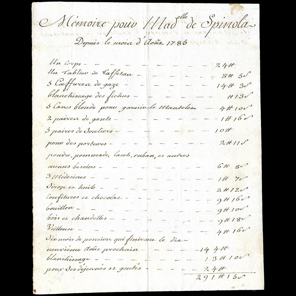 Mémoires de tailleur, marchands merciers et passementiers de Toulouse (1784-1791)