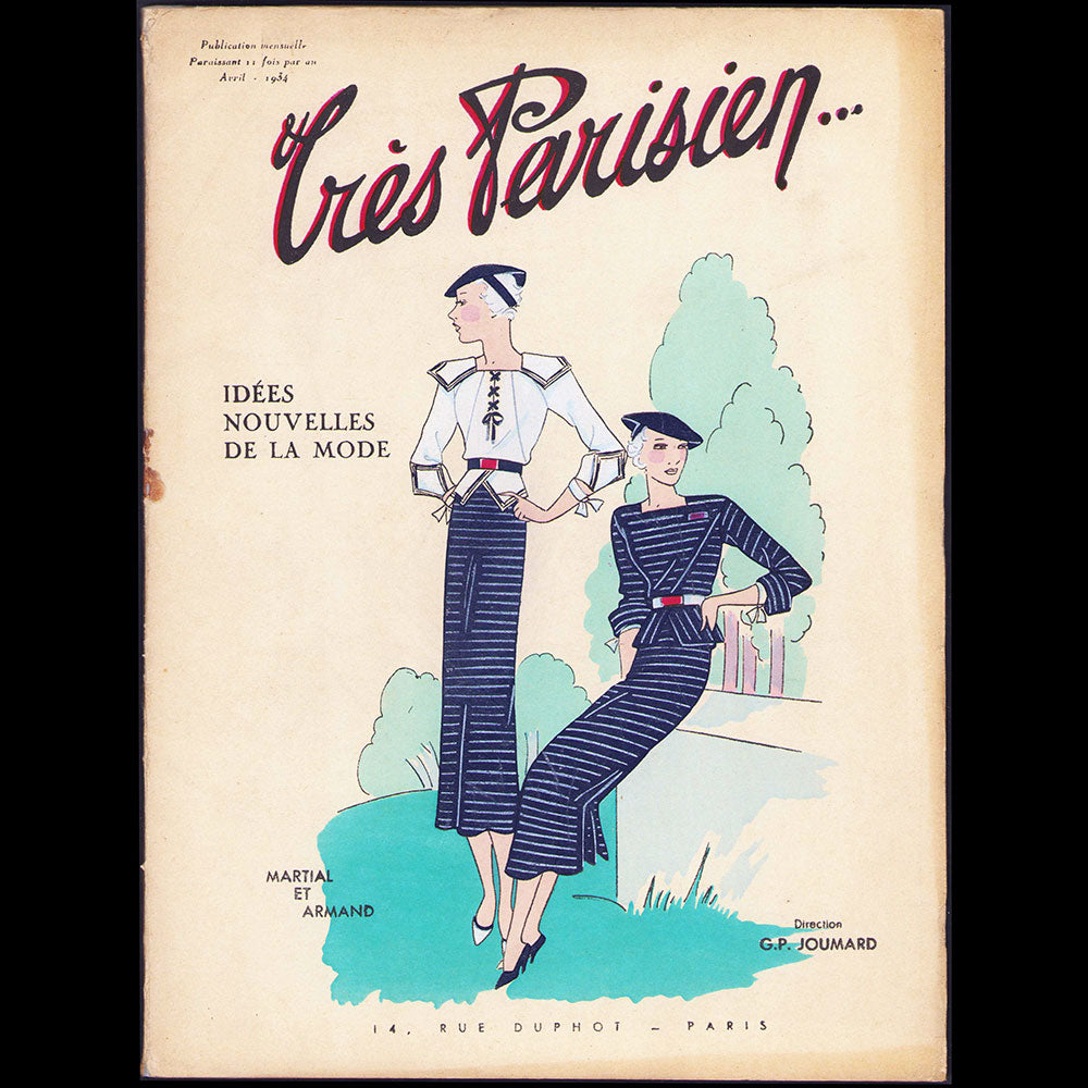 Très Parisien - Réunion de 10 des 11 numéros de l'année 1934