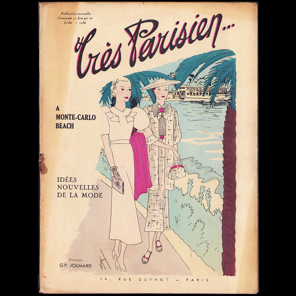 Très Parisien - Réunion de 10 des 11 numéros de l'année 1934