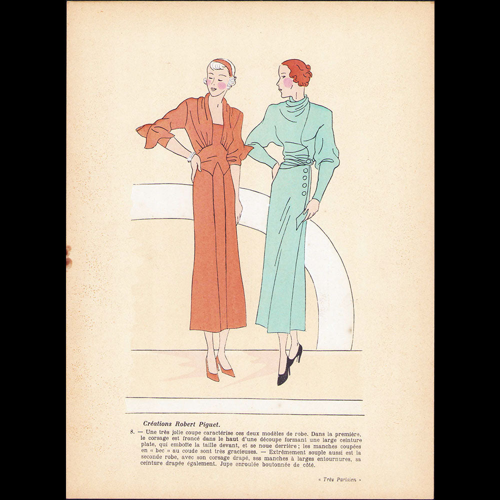 Très Parisien - Réunion de 10 des 11 numéros de l'année 1934