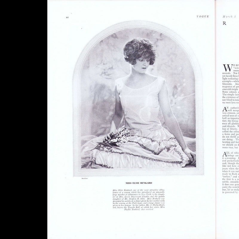 Vogue US (March 1st 1925), couverture de Georges Lepape
