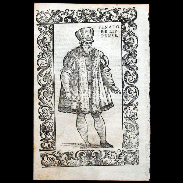Vecellio - Costumes anciens et modernes, De gli Habiti antichi et moderni di Diuerse Parti del Mondo, sénateur de Lippe (1590)