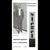 Siégel - catalogue nouveaux étalages, mannequins, bustes Stockman (1929)