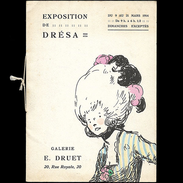 Dresa - Exposition Jacques Dresa à la Galerie Druet à Paris (1914)
