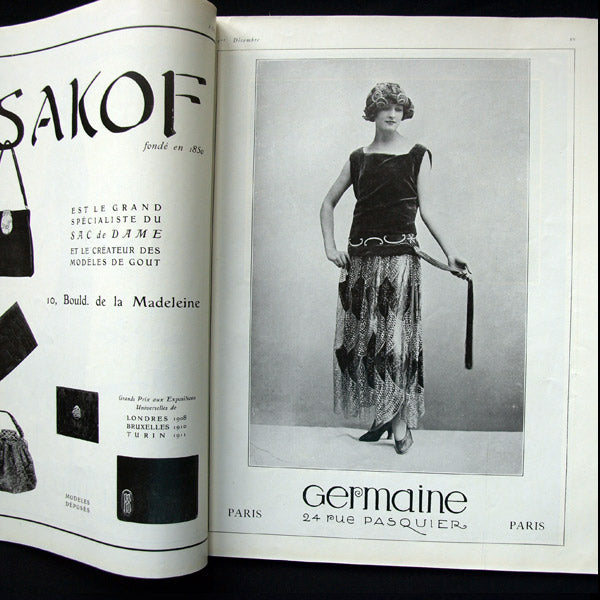 Vogue France (1er décembre 1923), couverture de Georges Lepape