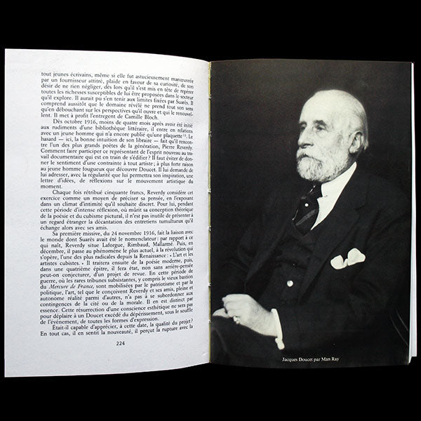 Mystère et splendeurs de Jacques Doucet 1853-1929, avec envoi de François Chapon (1984)