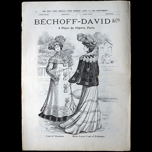 The New York Herald Fashion Supplement, April 13th 1902