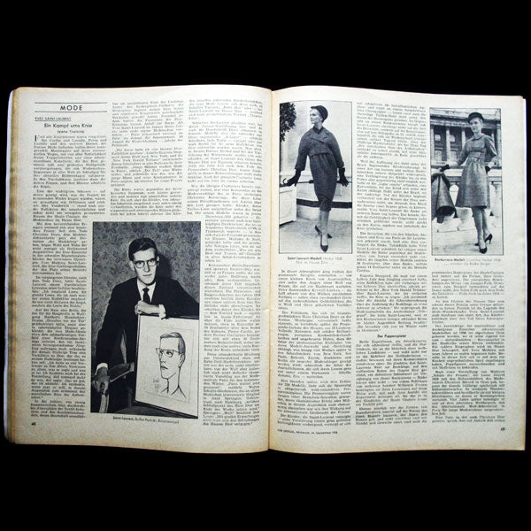 Der Spiegel - Dior-Nachfolger Yves Saint-Laurent (1958)
