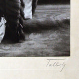 Mlle B... en grand manteau de zibelines naturelles, photographie de Talbot (1912)