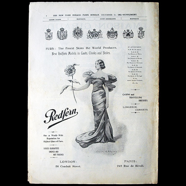 The New York Herald Fashion Supplement, December 21st, 1902