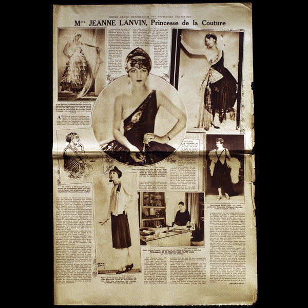 Minerva, 3 mars 1929 - Mme Jeanne Lanvin, Princesse de la Couture