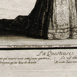 La Questeuse, gravure de Bonnart (circa 1680)
